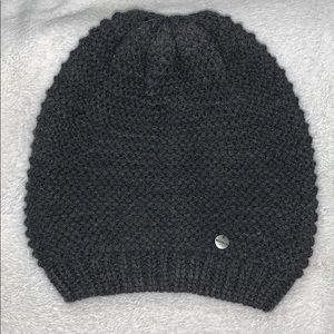 Grey knitted Modena beanie
